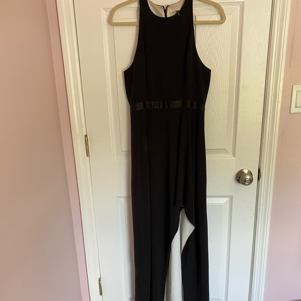 HALSTON BLACK GOWN